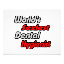 World's Sexiest Dental Hygienist Personalised Invites