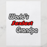 World's Sexiest Grandpa Personalized Flyer