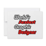 World's Sexiest Graphic Designer invitations