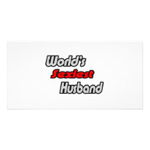 World's Sexiest Husband Customized Photo Card