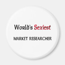 World's Sexiest Market Researcher Refrigerator Magnets