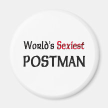 World's Sexiest Postman Fridge Magnets