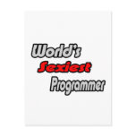 World's Sexiest Programmer postcards