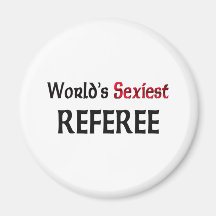 World's Sexiest Referee Fridge Magnets