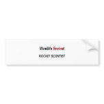 World's Sexiest Rocket Scientist bumper stickers