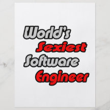 World's Sexiest Software Engineer Full Colour Flyer