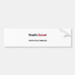 World's Sexiest Theatre Stage Manager Bumper Stickers
