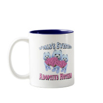 Worlds Sweetest  Adoptive Mother Mothers Day Gifts Mugs