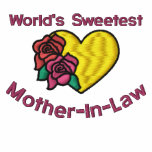 Worlds Sweetest Mother-In-Law Embroidered Shirt
