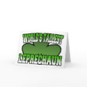World's Tallest Leprechaun Greeting Card