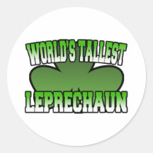 World's Tallest Leprechaun Sticker