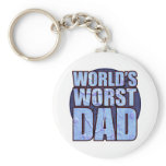 World's Worst Dad keychain