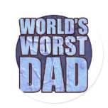 World's Worst Dad stickers
