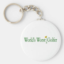 World'S Worst Golfer Key Chains