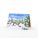 worm Christmas card