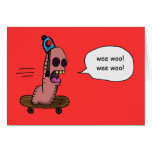 Worm Cop Card