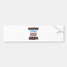 Worm Geek Bumper Stickers