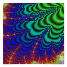 Wormhole Fractal, Space Tube Photo Print