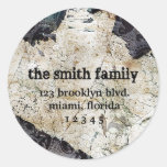 Worn Classic Address Label Stickers