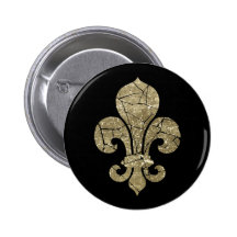 Worn Fleur De Lis Pins