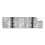 Worn Riveted Metal Grunge Textured bumper stickers