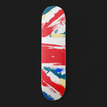 Worn Union Jack skateboards