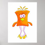 Worry Bird Art Print