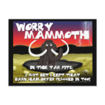 Worry Mammoth Postcards