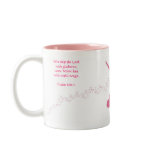 Worship siloutte pink mugs