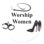 WORSHIP WOMEN stickers