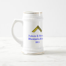 Worshipful Master's Gift Stein Coffee Mugs