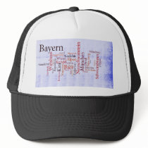 Wortwolke word cloud Bayern Bavaria Kappen