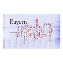 Wortwolke word cloud Bayern Bavaria Rechteckige Aufkleber
