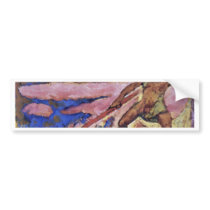 Wotan And Brünnhilde By Moser Koloman (Best Qualit Bumper Sticker