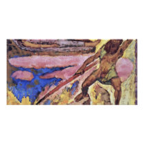 Wotan And Brünnhilde By Moser Koloman (Best Qualit Personalized Photo Card