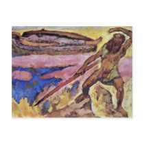 Wotan And Brünnhilde By Moser Koloman (Best Qualit Postcard