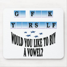 Woul you like to buy a vowel? mouse mats