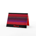 Woven Bands Hello cards
