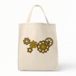 Woven Clockwork Light Tote Bag