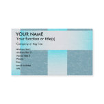 Woven fabric texture shades of blue business card