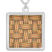 Woven Fire Necklace