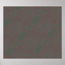 Woven Green Poster