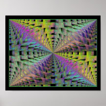 woven ribbons print