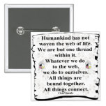 Woven web pins