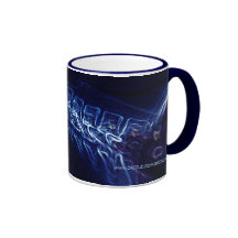 "Wow! Blue" C-spine X-ray (no text) mug
