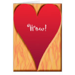 Wow! (Heart) Greeting Cards