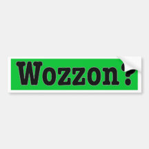 Wozzon600dpi Bumper Stickers