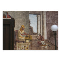 WPA Murals 2 ~ ATC Business Card
