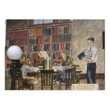 WPA Murals 8 ~ ATC Business Card Template