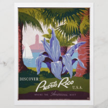 WPA - Visit Puerto Rico Full Color Flyer